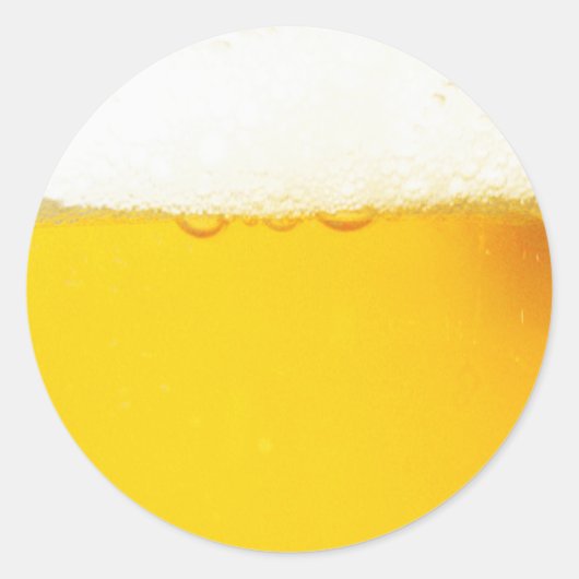 丸ビールステッカー ラウンドシール (正面)