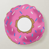 丸ピンクドーナツ枕 ラウンドクッション (裏面)