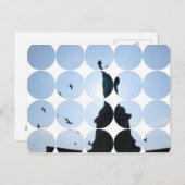 丸フォトポストカード ポストカード (正面/裏面)