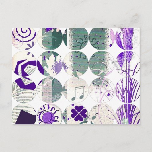 丸フォトポストカード ポストカード (正面)