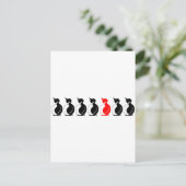 丸ペンギン群 ポストカード (スタンド正面)