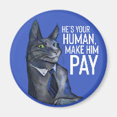 丸ミウモウプフィテール磁石 マグネット (正面)