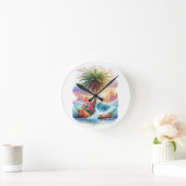 丸モダンアクリル製壁時計 ラウンド壁時計 (ホーム)