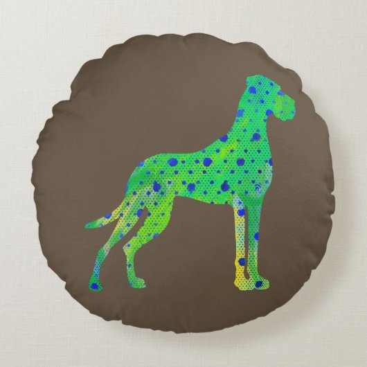 丸モダン大だね枕 ラウンドクッション (正面)