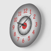 丸モダン時計 ラージ壁時計 (傾斜)