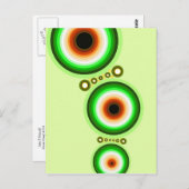 丸モチーフ#124はがき ポストカード (正面/裏面)