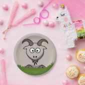 丸ヤギ ペーパープレート (パーティー)