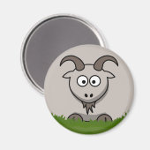 丸ヤギ マグネット (正面/裏面)