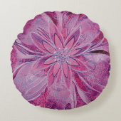 丸ユニーク枕フローラスタイル ラウンドクッション (正面)