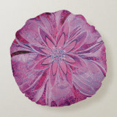 丸ユニーク枕フローラスタイル ラウンドクッション (裏面)