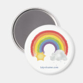 丸レインボーマグネット マグネット (正面/裏面)