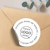 丸ロゴステッカー | ビジネス ブランド ラベル シール