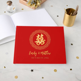 丸中国の枠結婚の茶道 ゲストブック