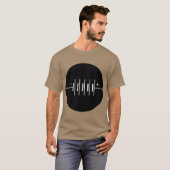 丸付きバッテリ記号 Tシャツ (正面フル)
