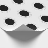 丸付き水玉模様 ラッピングペーパー (角)