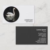 丸写真 – Swan 02 名刺 (正面/裏面)