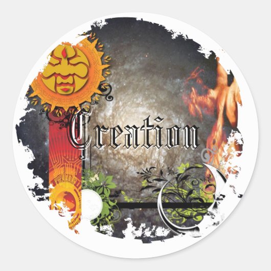 丸動揺してシール ラウンドシール (正面)