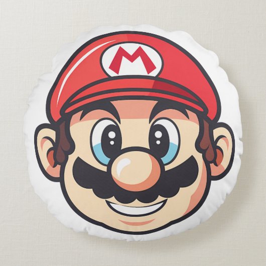 丸型の枕 ラウンドクッション (正面)