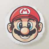 丸型の枕 ラウンドクッション (裏面)