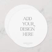 丸型または角型カード印刷 シーズンカード (正面/裏面)