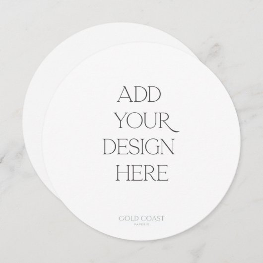 丸型または角型カード印刷 シーズンカード (正面/裏面)