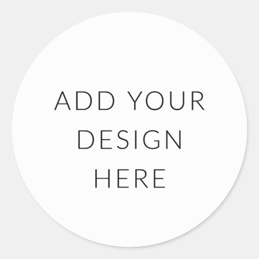 丸型ステッカー印刷 ラウンドシール (正面)