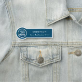 丸型ビジネスカスタムロゴスタッフ従業員 名札 (インサイチュ)