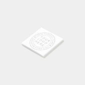 丸型ビジネスロカスタムゴのPost-it Notes ポストイット (アングル)