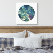 丸型フレーム写真 キャンバスプリント (インサイチュ (寝室))