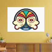 丸型ペンデマスク キャンバスプリント (インサイチュ (リビング))