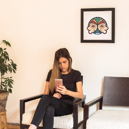 丸型ペンデマスク キャンバスプリント