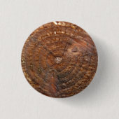 丸型ボタン（木目パターン）断面ツリー 缶バッジ (正面)
