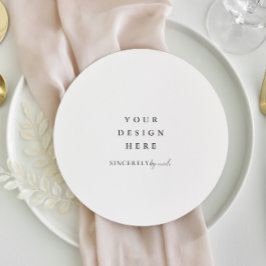 丸型メニュー印刷 メニュー