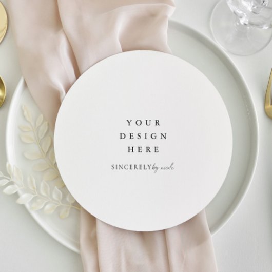 丸型メニュー印刷 メニュー