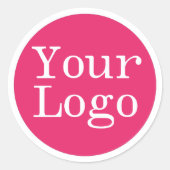 丸型ロゴテンプレート ラウンドシール (正面)