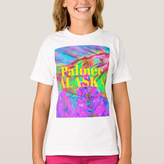 丸型壁掛け時計 Tシャツ (正面)