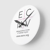 丸型時計 ECNV ラウンド壁時計 (傾斜)