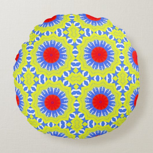 丸型枕 |1人のアーティスト ラウンドクッション (正面)