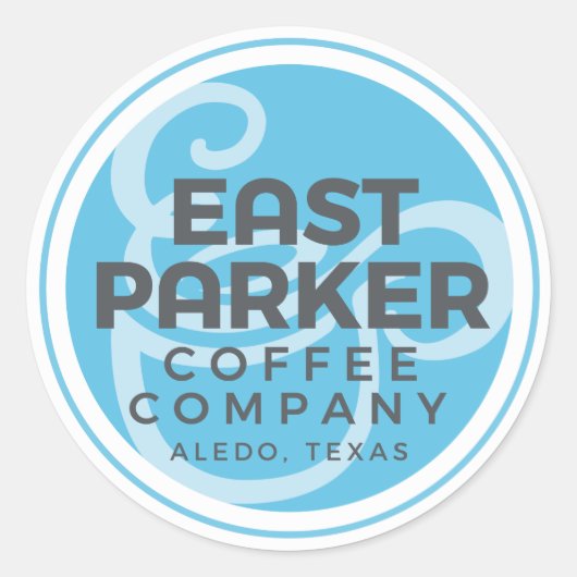 丸型3インチステッカー ラウンドシール (正面)