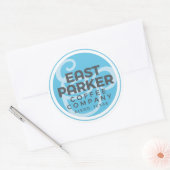 丸型3インチステッカー ラウンドシール (封筒)