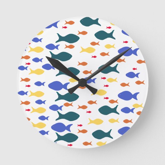 丸型（中）壁時計 ラウンド壁時計 (正面)