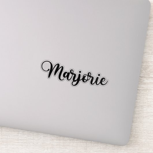 丸堀江名 – 手書き書道 シール (詳細)