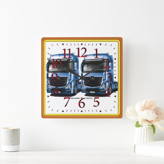 丸大壁時計大型クロック用トラックイメージ スクエア壁時計 (ホーム)