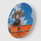 丸大壁時計用ペット画像 ラージ壁時計 (傾斜)