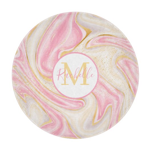 丸大理石切削ボード カッティングボード (正面)