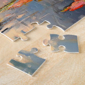 丸太のかわいい亀エバーグレーズ絵を描ズ ジグソーパズル (側面)