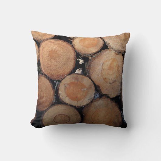 丸太のクッション クッション (正面)