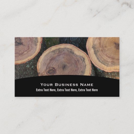 丸太の名刺 名刺 (正面)