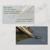 丸太の小さな亀 名刺 (正面/裏面)