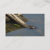 丸太の小さな亀 名刺 (裏面)